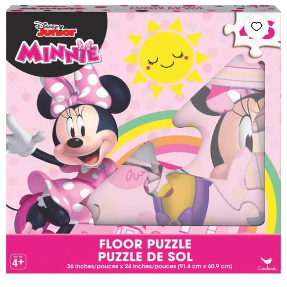 Disney | Toys | Minnie Mouse Floor Puzzle | Poshmark